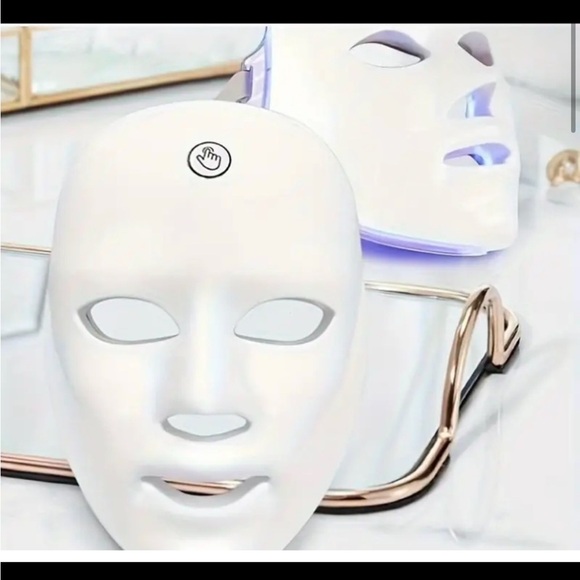 LED 7 Color Portable Skincare Facial Beauty Mask USB rechargeable NIB - Picture 3 of 15